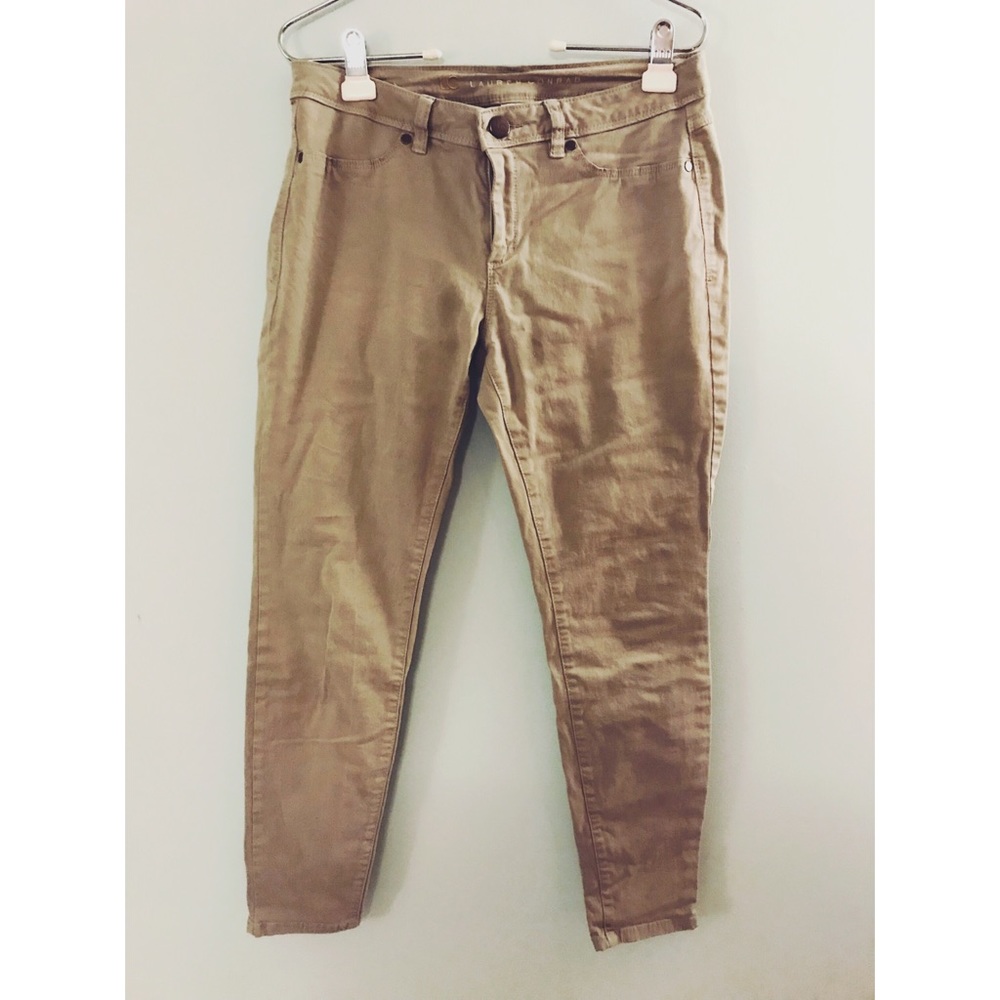 Tight khaki pants